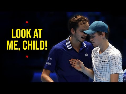 When Tennis Gets SPICY! | Sinner vs Medvedev SUPER HEATED WAR!