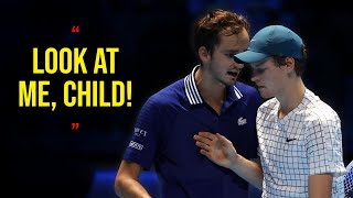 When Tennis Gets SPICY! | Sinner vs Medvedev SUPER HEATED WAR!