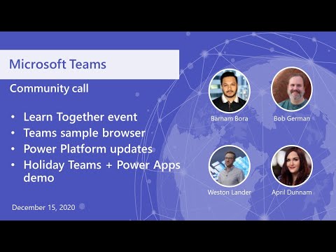 Microsoft Teams community call December 2020