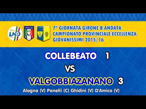 Collebeato - Valgobbiazanano 1- 3