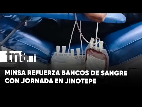 Más de 200 paquetes de sangre recolectados en Jinotepe