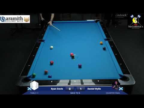 Rasson Scottish 9 Ball Series 2022 Event 3 Quarters to Final