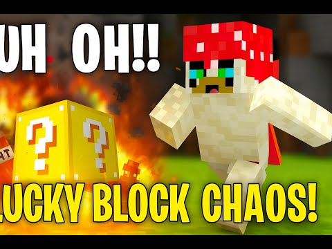 Lucky Block Race with CRAZY Surprises! 🎲🔥