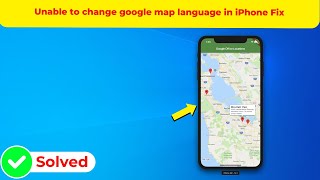 Download the video "Unable to change google map language in iPhone Fix (iOS)"