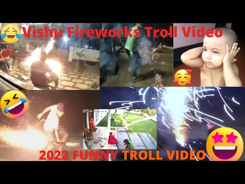 പാളി പോയ പടക്കങ്ങൾTroll😂💥comdey fire works☄️viral Vishu Malayalam Videos🔥കുറച്ചു നേരം ചിരിച്ച് ചാവാം