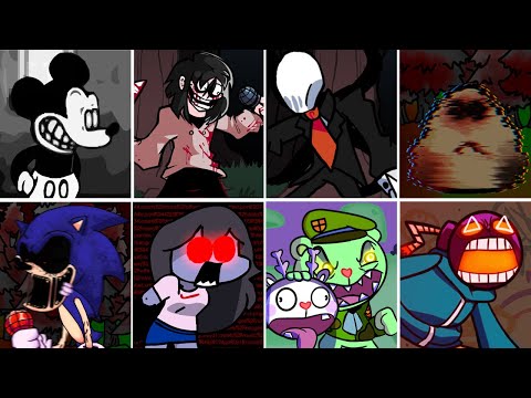 Happy But characters from other mods sing it (Friday Night Funkin) Sunday Night Suicide