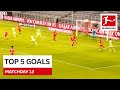 Top 5 Goals • Stindl, Barkok & More | Matchday 12 - 2020/21