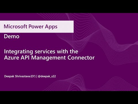 Demo Integrating Services the the Azure API Management Connector