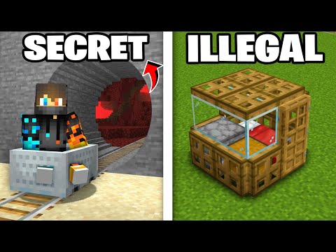 MineFlux - 17 Most Illegal Builds In Minecraft 😱