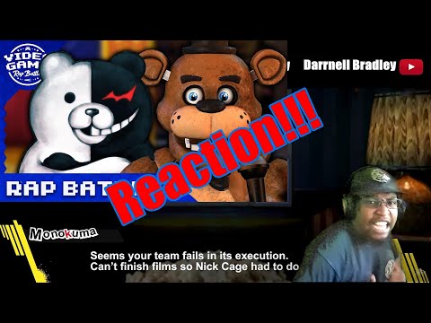 Monokuma vs Freddy Fazbear - Video Game Rap Battle [Danganronpa vs FNaF] DB Reaction