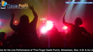 Five Finger Death Punch, Shinedown, Sixx: A.M. &amp; As Lions Live Performance “Wash It All Away”