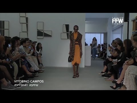 Desfile Vitorino Campos SPFW - Diara Rosa