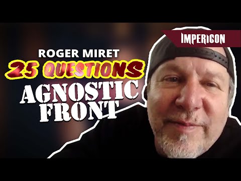 Roger Miret from Agnostic Front | 25 Questions