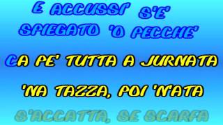 Domenico Modugno   Karaoke   'o 'ccafe'   Testo + Voce Genny Day