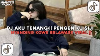 Download lagu DJ AKU TENANG || PENGEN KU SIJI NYANDING KOWE SELAWASE BY ZEIN FVNKY || DJ JAWA VIRAL TIKTOK 2026‼️ mp3