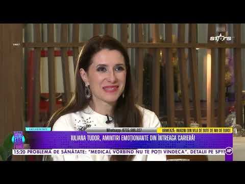IULIANA TUDOR, CONFESIUNI DIN INTIMITATE! CARE ESTE CEA MAI DRAGĂ AMINTIRE CU MAMA EI?