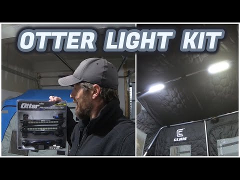 Otter Pro Universal Light Kit Install on Clam Nanook Flip