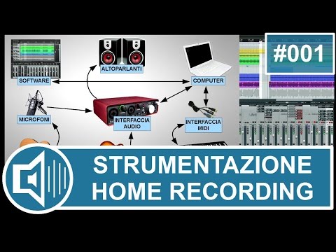 Strumentazione per Home Recording: software, computer e scheda audio [vchr001]