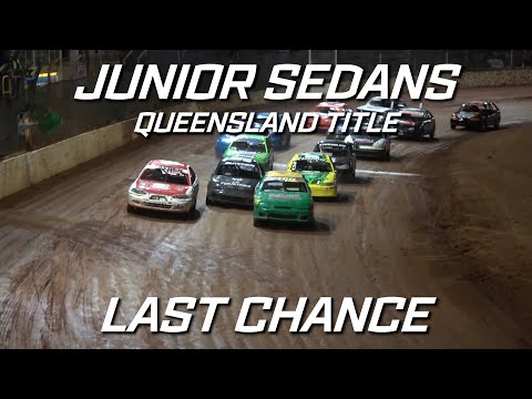 Junior Sedans: 2021/22 Queensland Title - B-Main 2 - Maryborough Speedway - 18.06.2022
