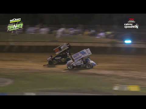 Jul15 PSH3 at TWW Cairns Speedway - Pro Sprintcars Heat 3