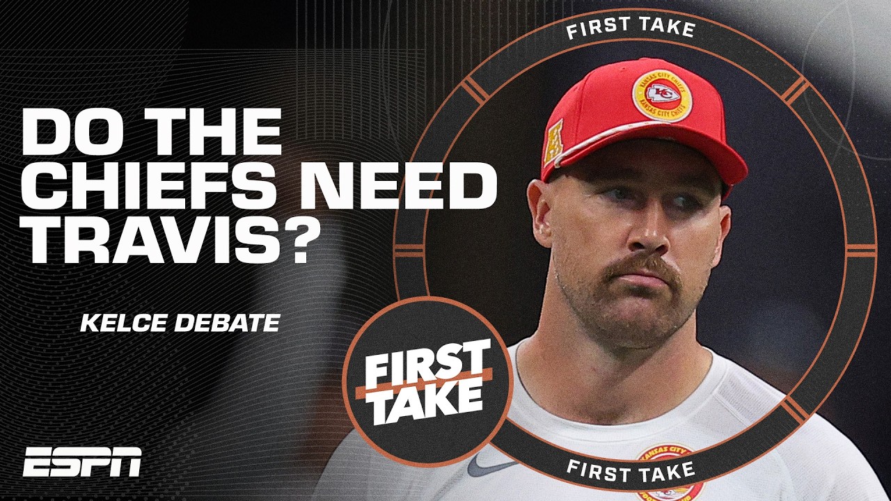TRAVIS KELCE DEBATE 🍿 Stephen A. vs. Mad Dog on how much Mahomes & the Chiefs need him | First Take