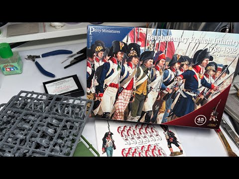 Painted Perry Miniatures French Revolutionary infantry