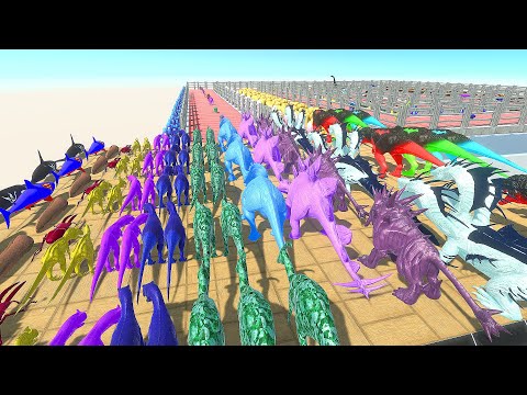 Colored All Units vs Strongest Animal Challenge - Animal Revolt Battle Simulator