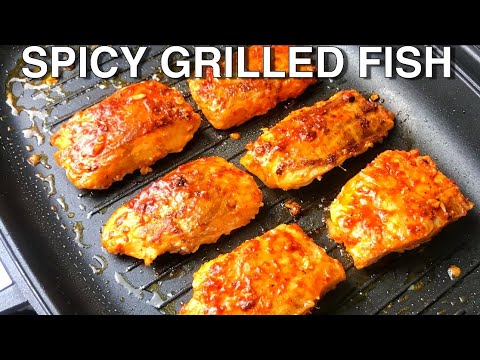 RESTAURANT STYLE GRILLED FISH RECIPE | SPICY GRILLED FISH | GRILLED SALMON