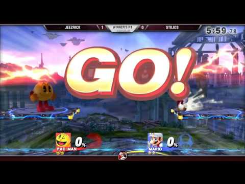 VS Weekly 1/7/16 - Winners R1 - Jeezrick (Pac-Man) vs. Stilios (Mario) - Smash 4