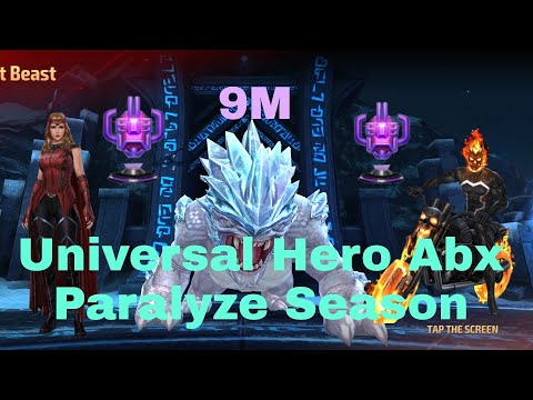 ABX Paralyze Universal Super Hero | Ghost Rider & Scarlet Witch| 9M - Marvel Future Fight