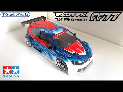 Tamiya FF77 Exotek TA07 FWD Conversion with VW Golf24 Bodyset  |  Build