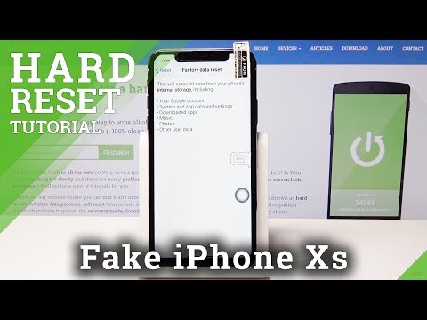 Hard Reset Fake iPhone Xs - Erase All Data via Settings