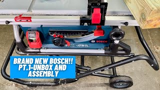 Bosch GTS15-10 Table Saw || Quick Look || Unbox || Assembly