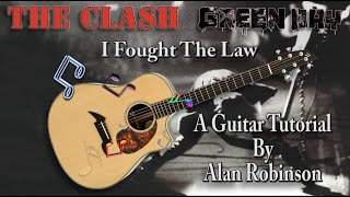 I Fought The Law - The Clash, Green Day - Acoustic Lesson (Ft. my son Jason on Lead etc.) - Easy