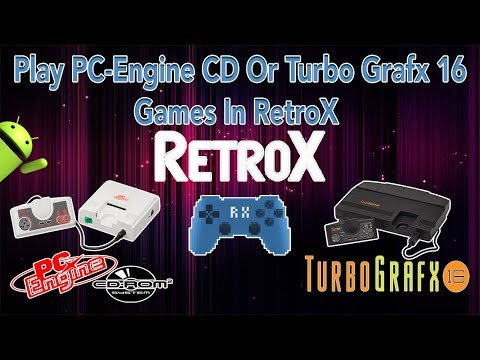 Play PC Engine Turbo Grafx 16 Or PC Engine CD Games With RetroX