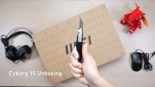 MSI Cyborg 15 A13x/A12x ASMR Unboxing