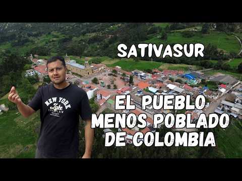 Así es el pueblo MENOS poblado de Colombia 🇨🇴 SATIVASUR - ¿Cómo se vive allí?