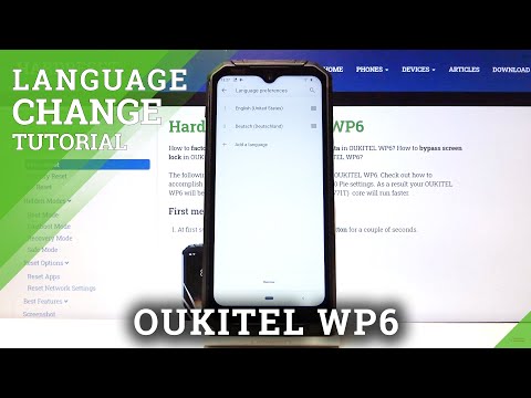 How to Change Language in OUKITEL WP6 – Find System Language List