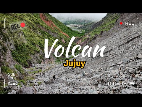 VOLCAN , jujuy (laguna esmeralda y cascada de volcan)