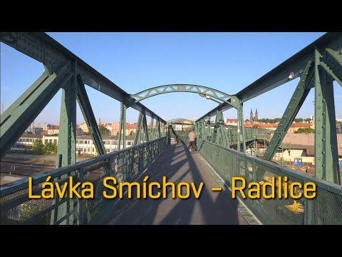 Projděte se po zrušené lávce Radlice - Smíchov a zpět | 4K 60