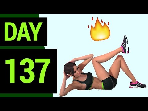 Day 137 - Daily Workout Plan: ABS ROUTINE AT HOME (90 Calories)