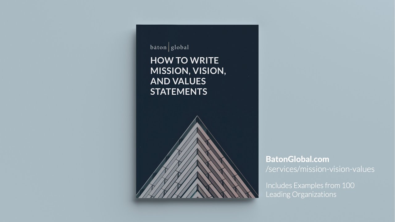 How to Write Mission, Vision, and Value Statements