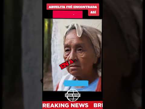 FUÉ ENCONTRADA después de VÁRIOS DIAS...