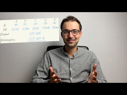Deckungsbeitragsrechnung einfach erklärt | Absoluter Deckungsbeitrag und Betriebsergebnis