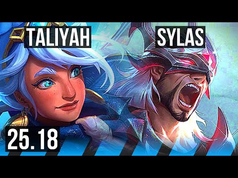 TALIYAH vs SYLAS (MID) | KR Grandmaster | 25.18