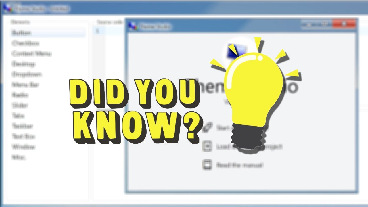 [DYK - Win7 Simu] Exploring Theme Studio