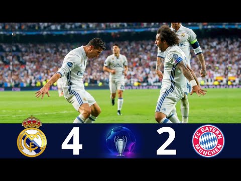 Real Madrid 4 x 2 Bayern Munchen ■ ( Ronaldo's Hat-trick ) | Extended Highlight & Goals | 2016-17
