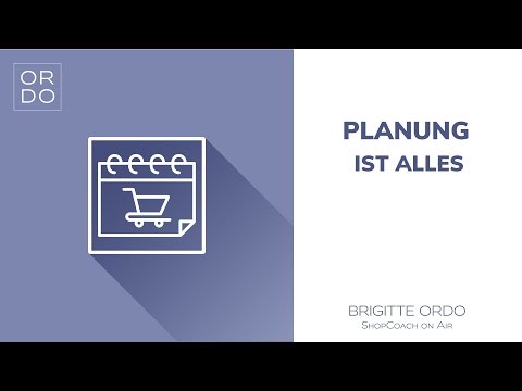 Planung ist alles!