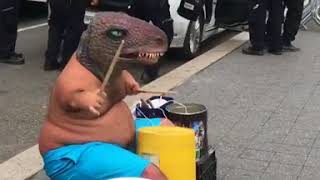 T-Rex Drummer Sighting in New York