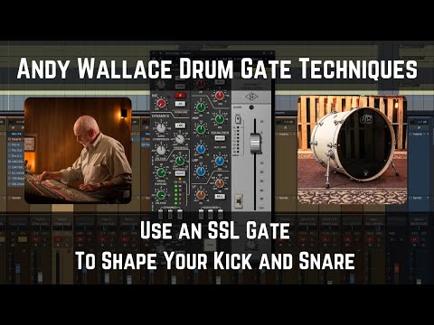 Andy Wallace Drum Gate Techniques | Use an SSL Gate to Shape Your Kick and Snare